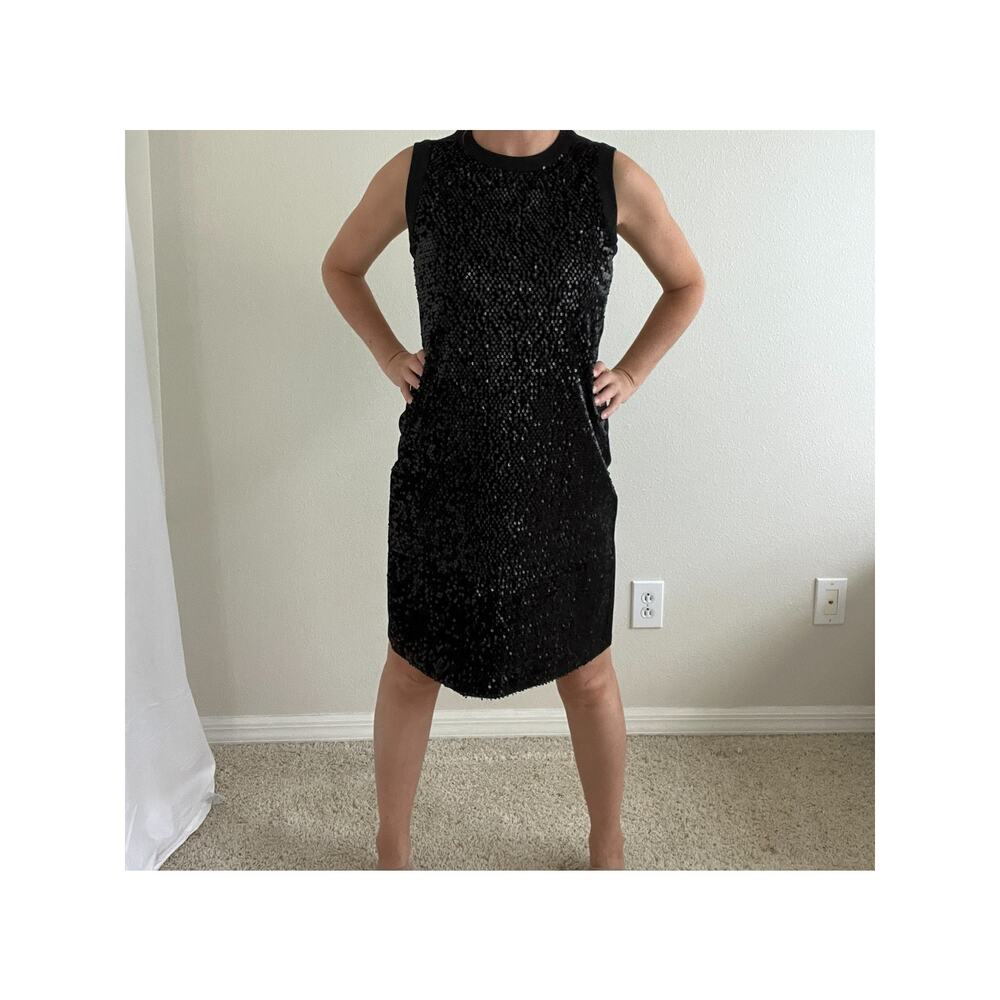 Sparkle & Sway J. Mclaughlin Sequin Little Black … - image 1